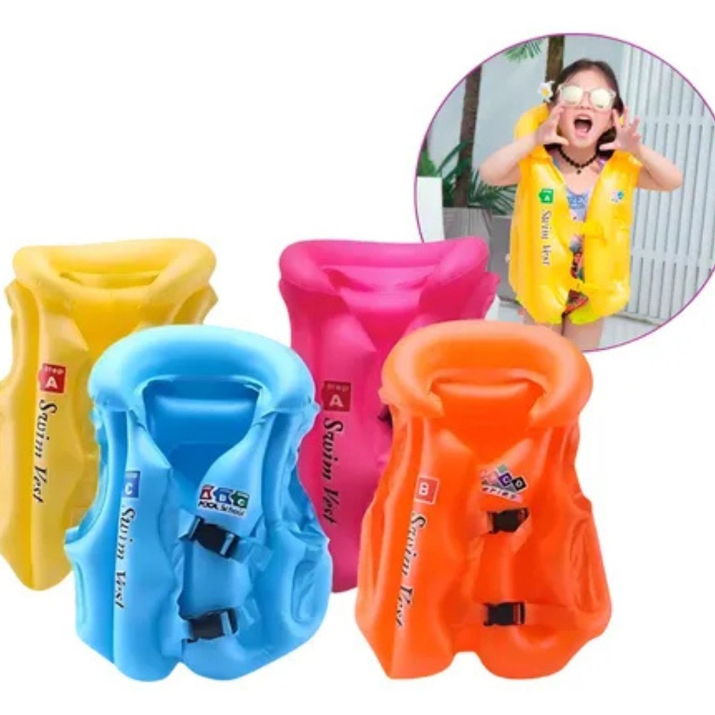 Colete Boia Inflável Infantil 45cm – Segurança e Diversão (1 a 3 anos)