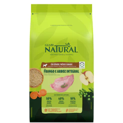 Ração Guabi Natural Cães Sênior Porte Médio e Grande 12 kg Sabor Frango e Arroz Integral