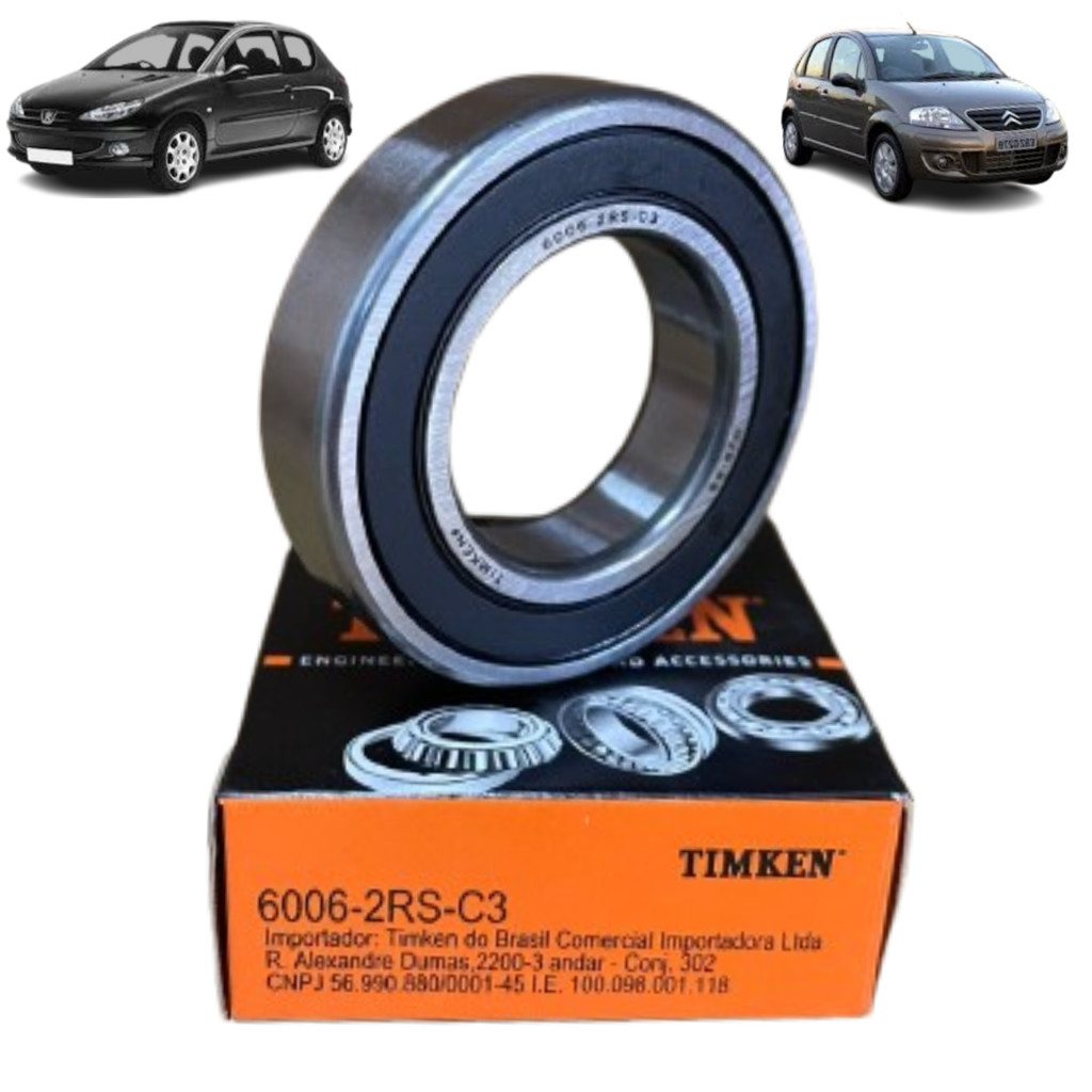 ROLAMENTO SEMI EIXO PEUGEOT 206 207 208 307 308 408 30X55X13