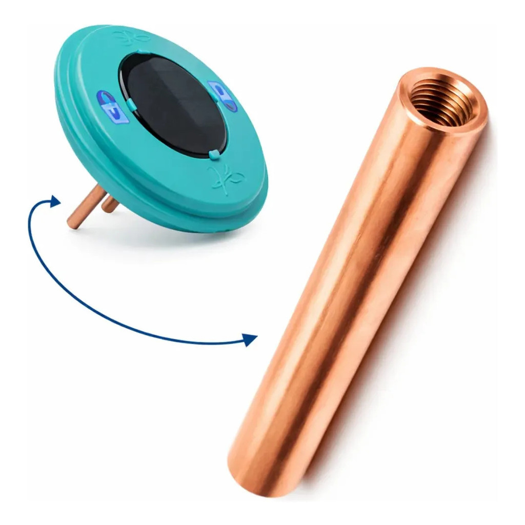 Refil Ionizador Solar Piscina Cobre Priori 15 a 40 mil L Ion40 Eletrodo M4