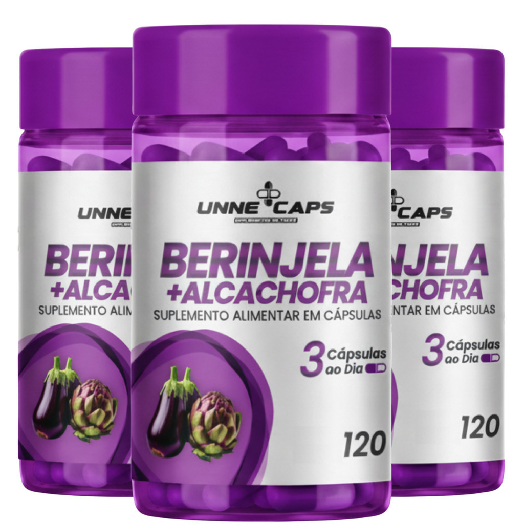 Berinjela com Alcachofra Premium – Apoio ao Metabolismo e Saúde Digestiva