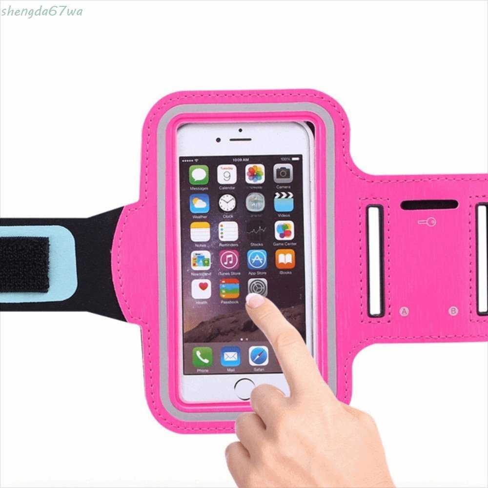 SHENGDA Braçadeira De Corrida 5.5/6.3/7 Polegadas Suporte Para Telefone Academia Braçadeiras Com Zíper Bolsa Celular Esp