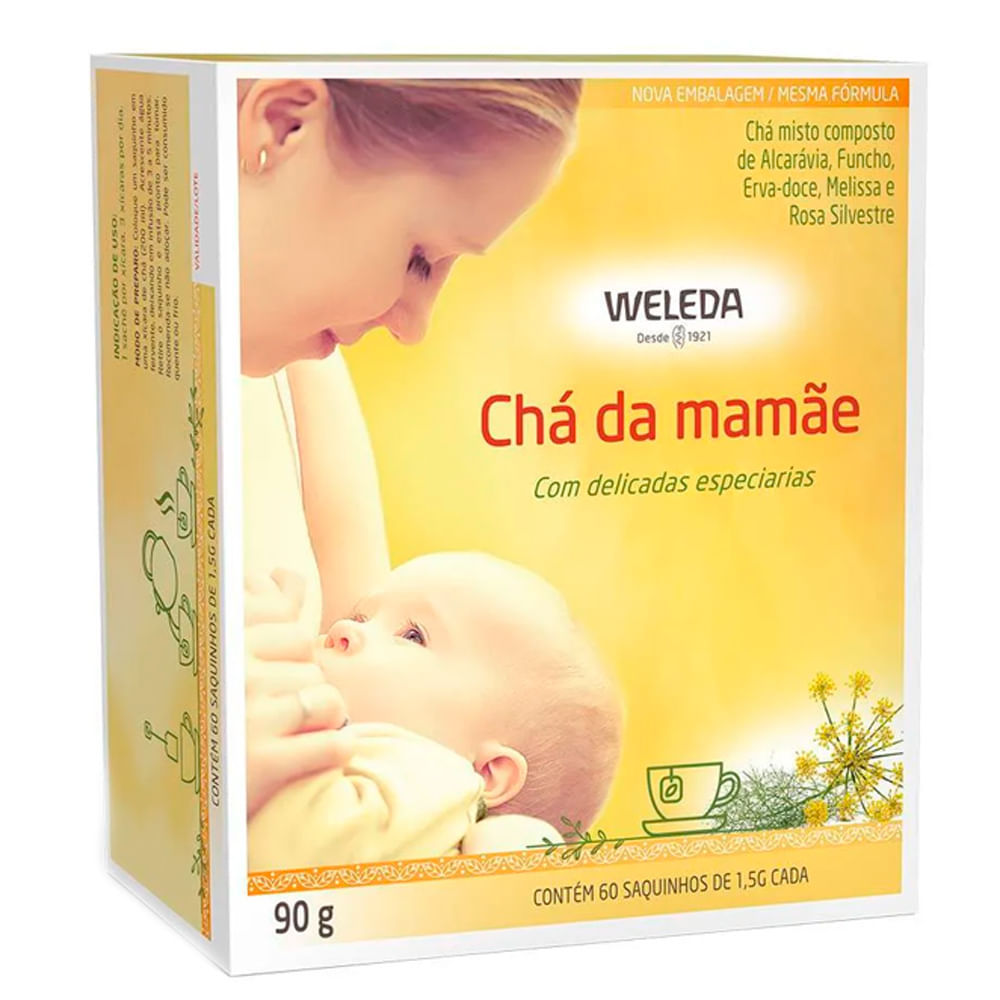 Chá Weleda Misto da Mamãe com 60 Sachês de 1,5g cada em Oferta na Shopee
