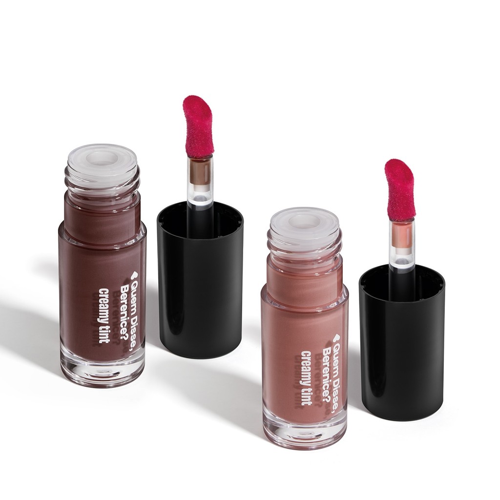 Combo Gloss Labial Creamy Tint: Marrom Intenso 4ml + Avelâ Rosado 4ml