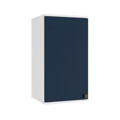 Armário Aéreo Celeste Kappesberg 100% MDF 1 Porta Branco/Azul 40cm