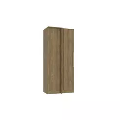 Guarda-Roupa de Canto Reto 1 Porta Kappesberg Adapt Nogueira