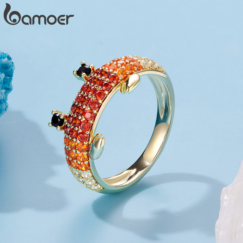 Bamoer Verão Praia Caranguejo Design Anel Moda Jóias Presentes Para Mulheres em Oferta na Shopee