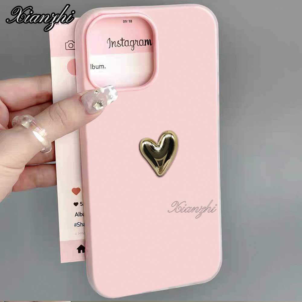 2 Em 1 Para Samsung A17 A07 A26 A16 A06 A05S A05 A35 A54 A15 A14 A13 A52 A04S A03S A04E A03 3D Prata Coração Geléia Caso