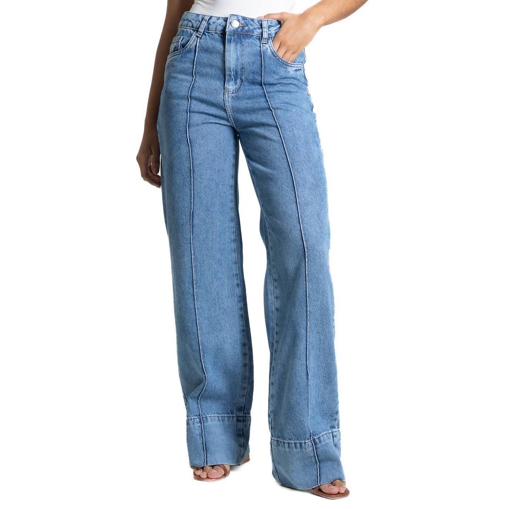 Calça Jeans Sawary Wide Leg - 282579
