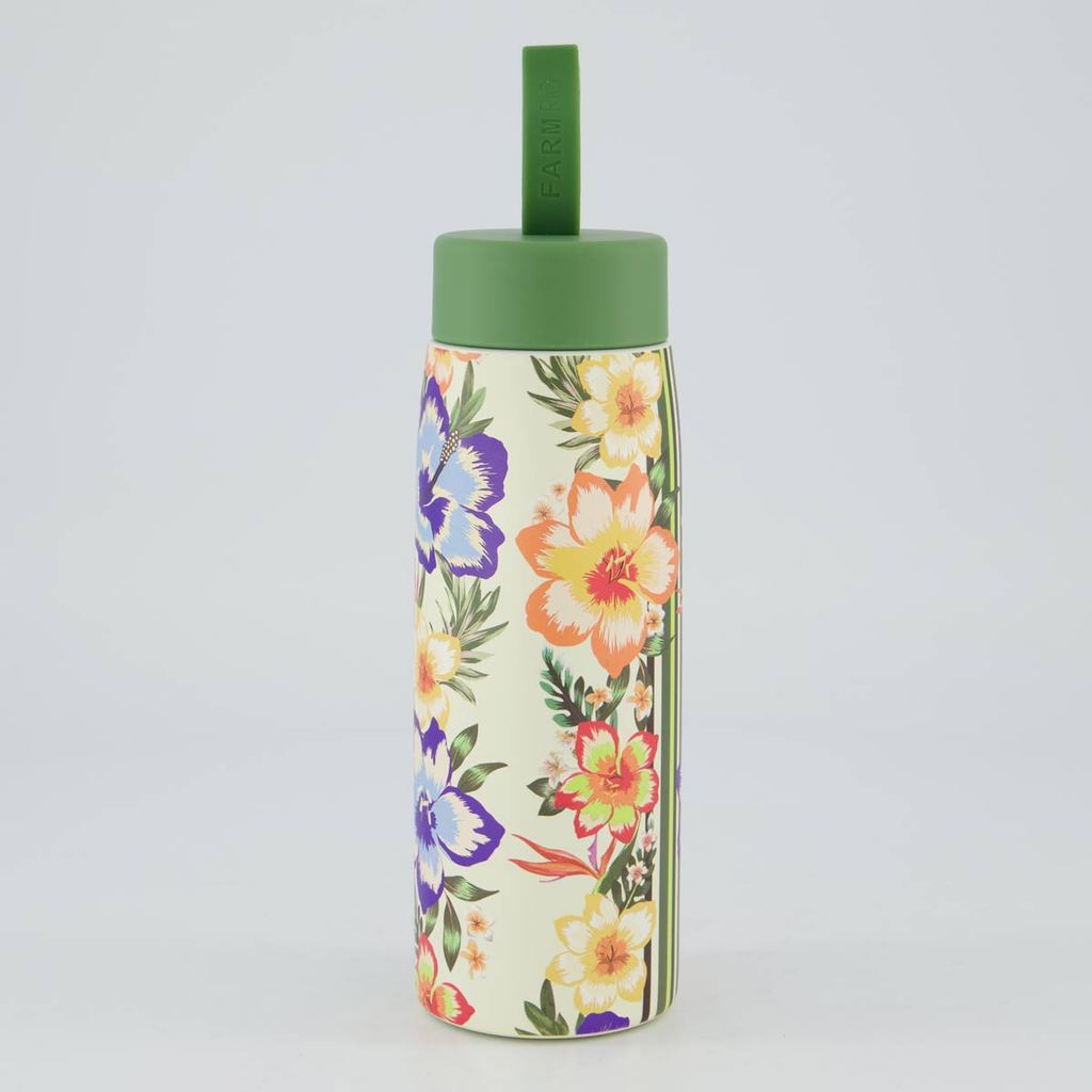 Garrafa Farm Que Sede Floral Tropical 500ml em Oferta na Shopee