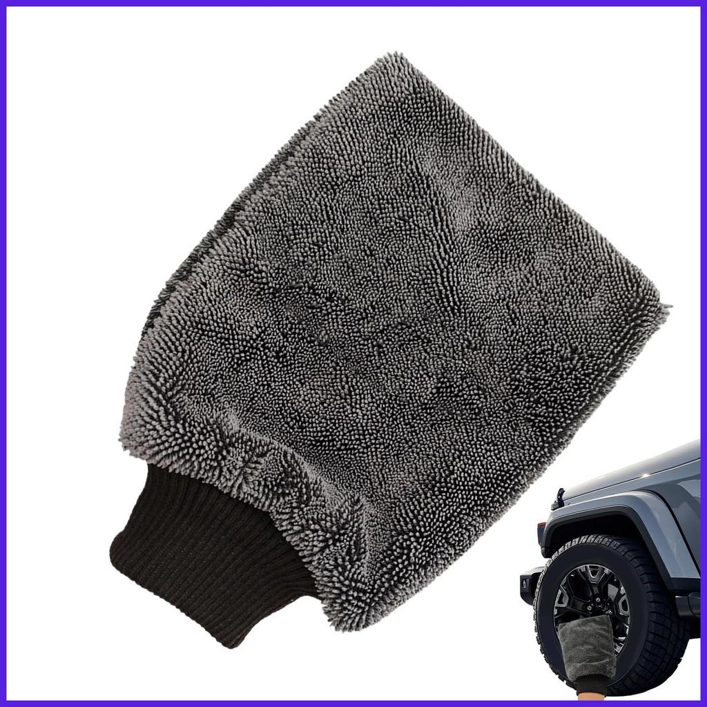 Luva De Microfibra Para Carros , Absorvente De Limpeza De Veículos , Luvas Macias Carro Caminhão , Trailer Automotivo ph