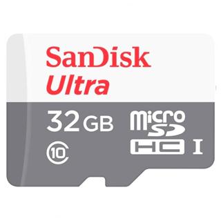 Cartão de Memoria SanDisk Ultra MicroSDHC UHS-I, 32GB com Adaptador - SDSQUNR-032G-GN3MA em Oferta na Shopee