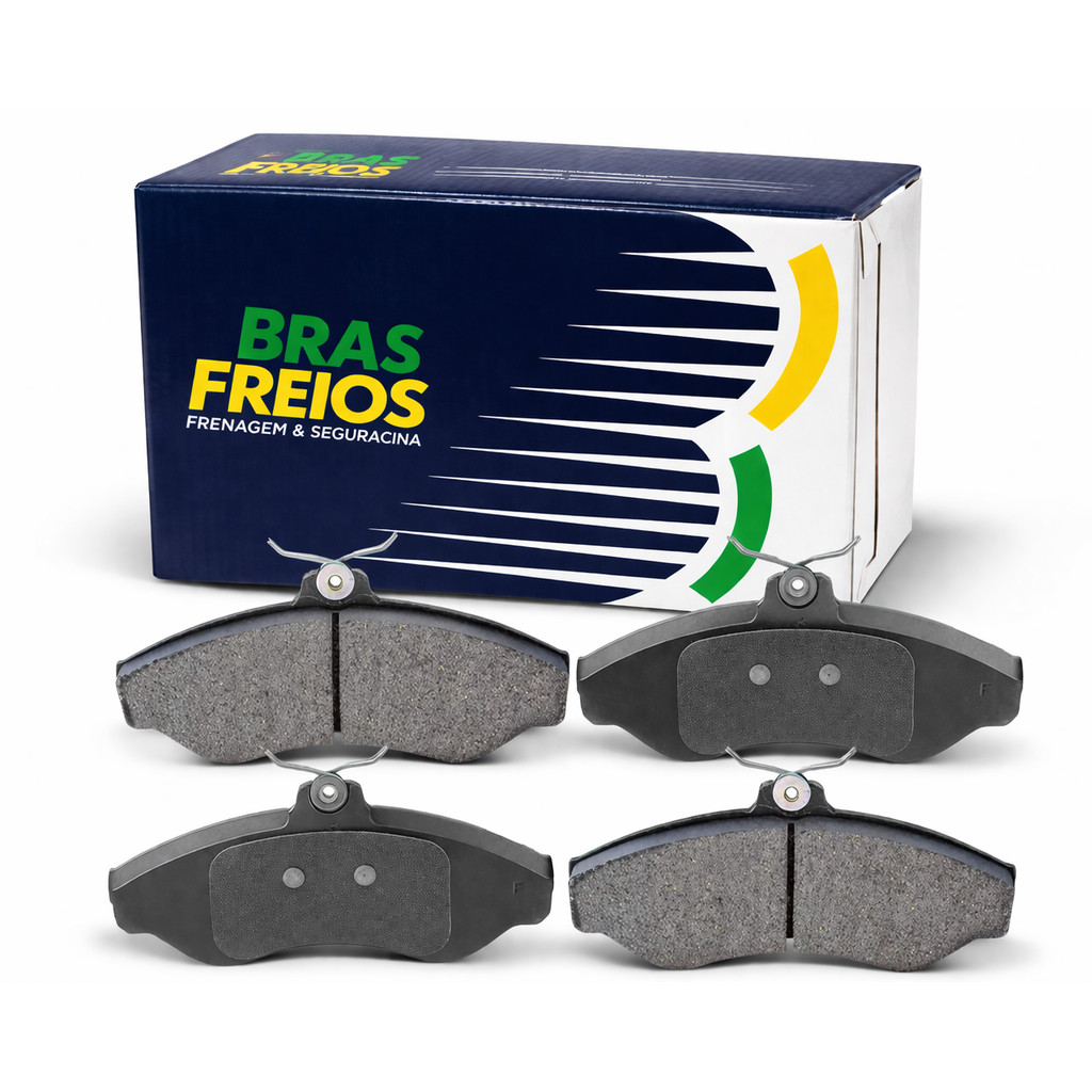 Pastilha de Freio Dianteira BRASFREIOS para Blazer S10 Bandeirante AWD RWD - Cod. BPN327