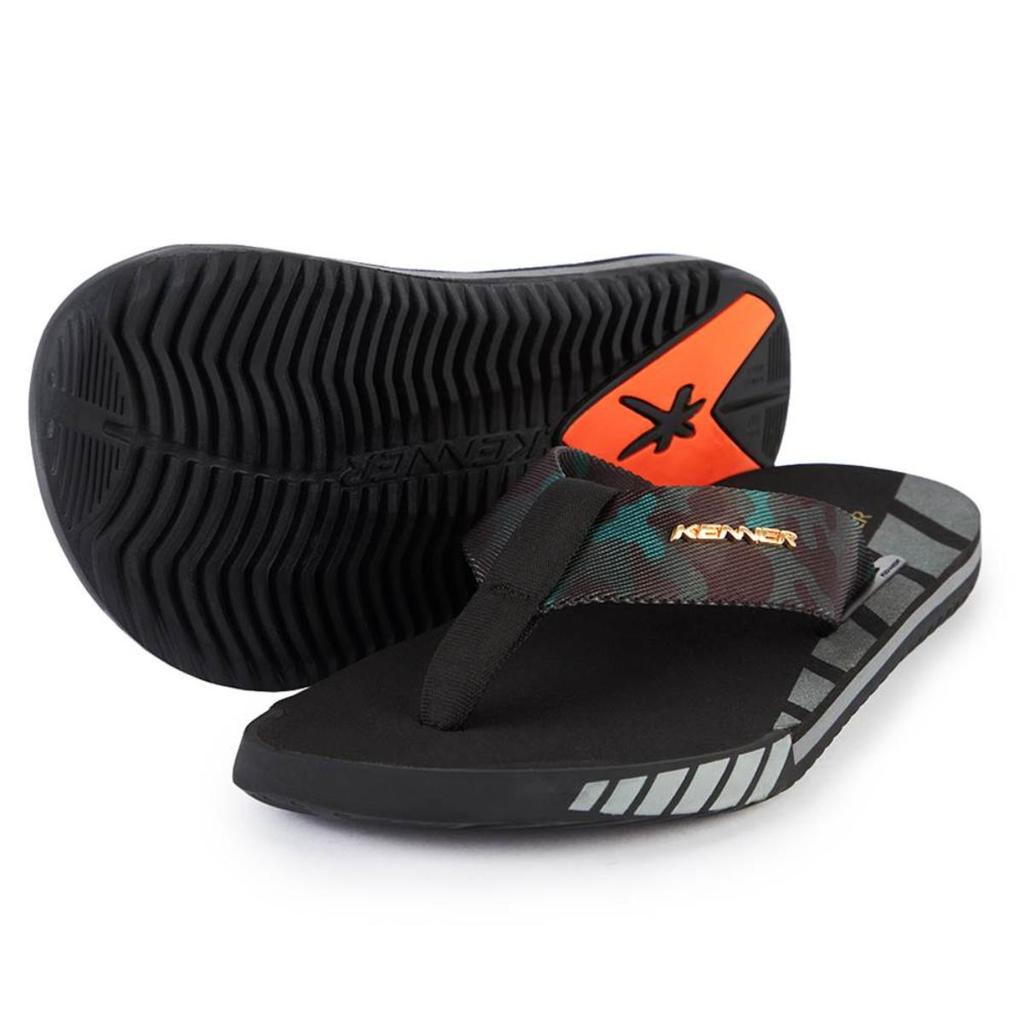 Chinelo Kenner Kick S Up Masculino - Preto e Cinza em Oferta na Shopee