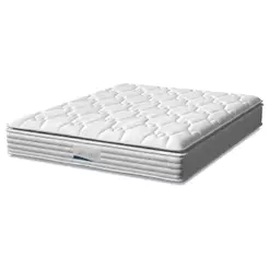 Colchão Casal Molas Ensacadas Granville Com Pillow 138x188x28cm Branco Probel