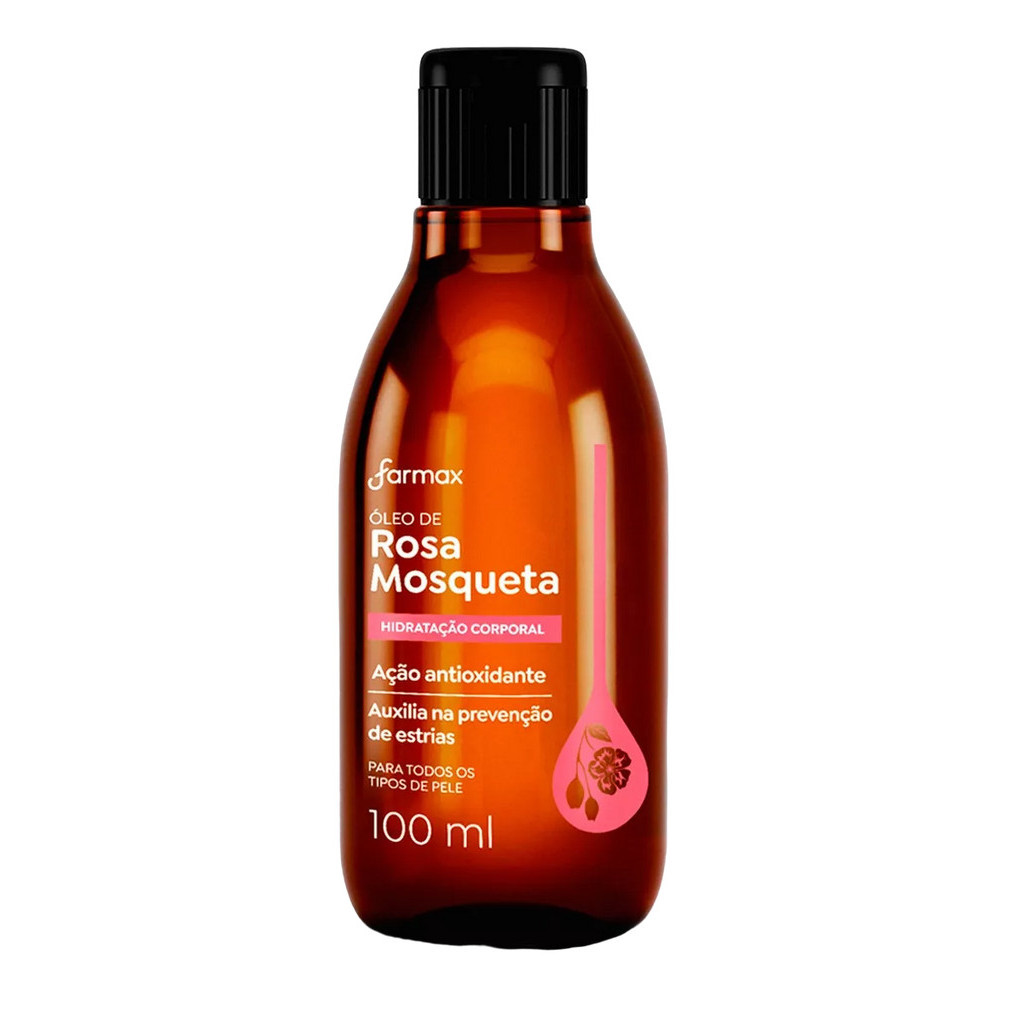 Oleo Capilar E Corporal Rosa Mosqueta 100ml Farmax em Oferta na Shopee