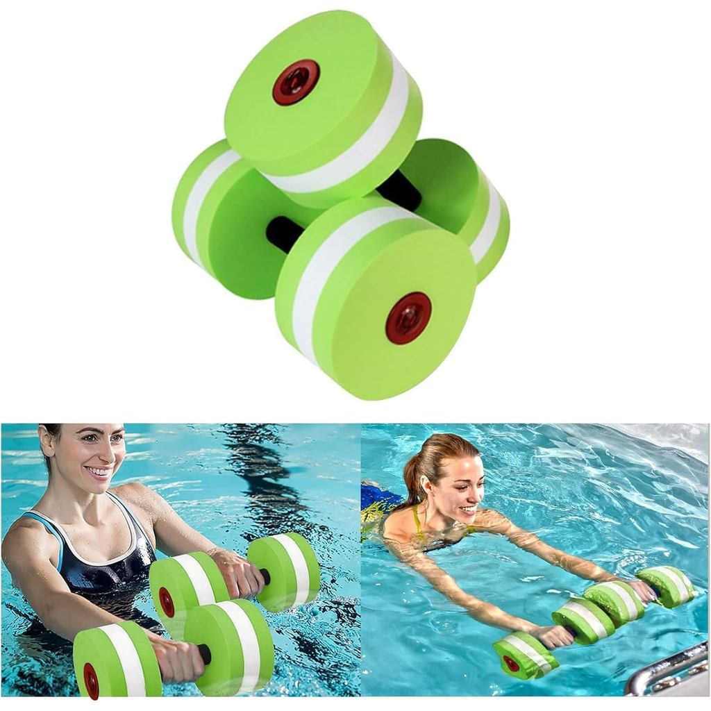 ZZM Halteres de Espuma, Halteres de Aeróbica Aquática, Halteres de Exercício Aquático, Barras de Mão, Equipamento de Tre