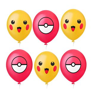 Balão Pokemon - 25 unidades em Oferta na Shopee