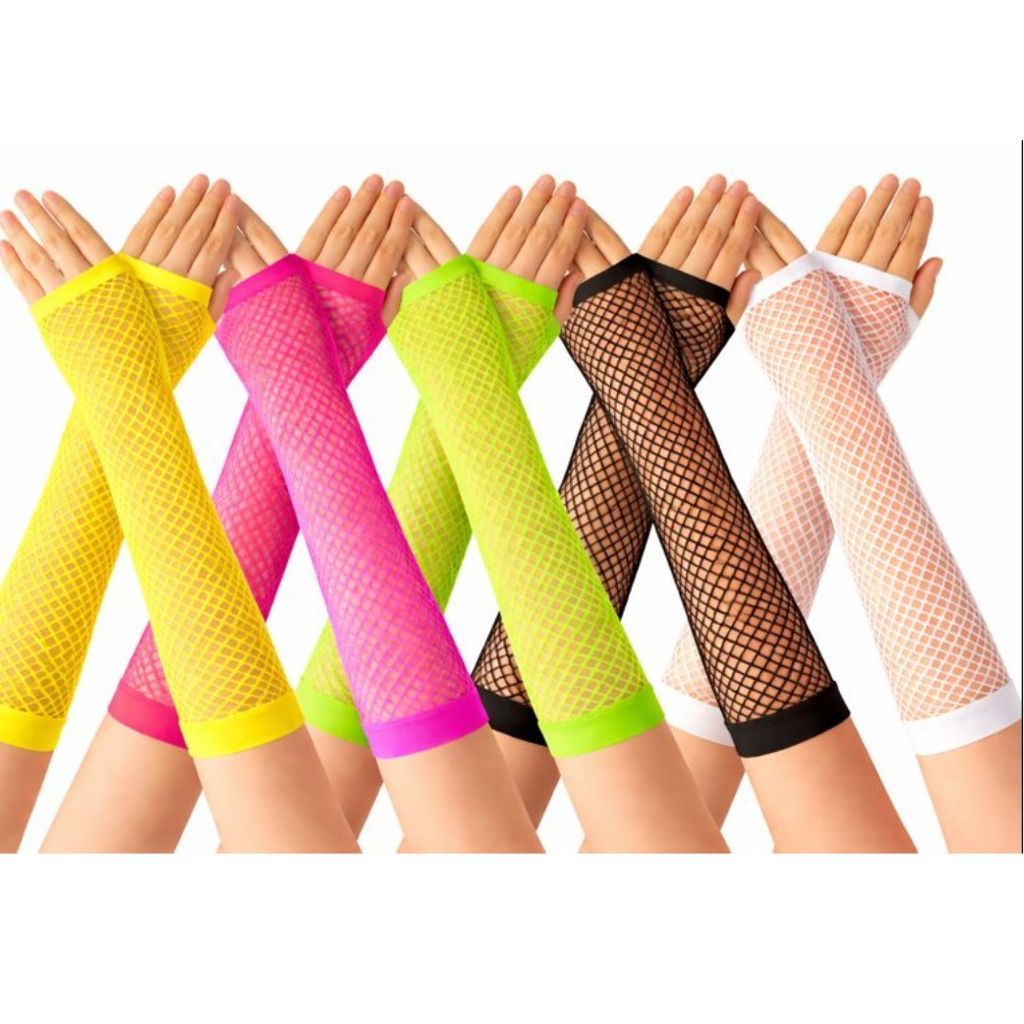 Luva Arrastão Versátil – Neon e Cores Básicas em Oferta na Shopee