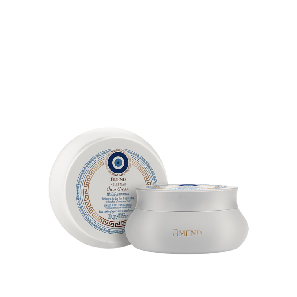 Amend Mascara Capilar Óleos Gregos 300g em Oferta na Shopee