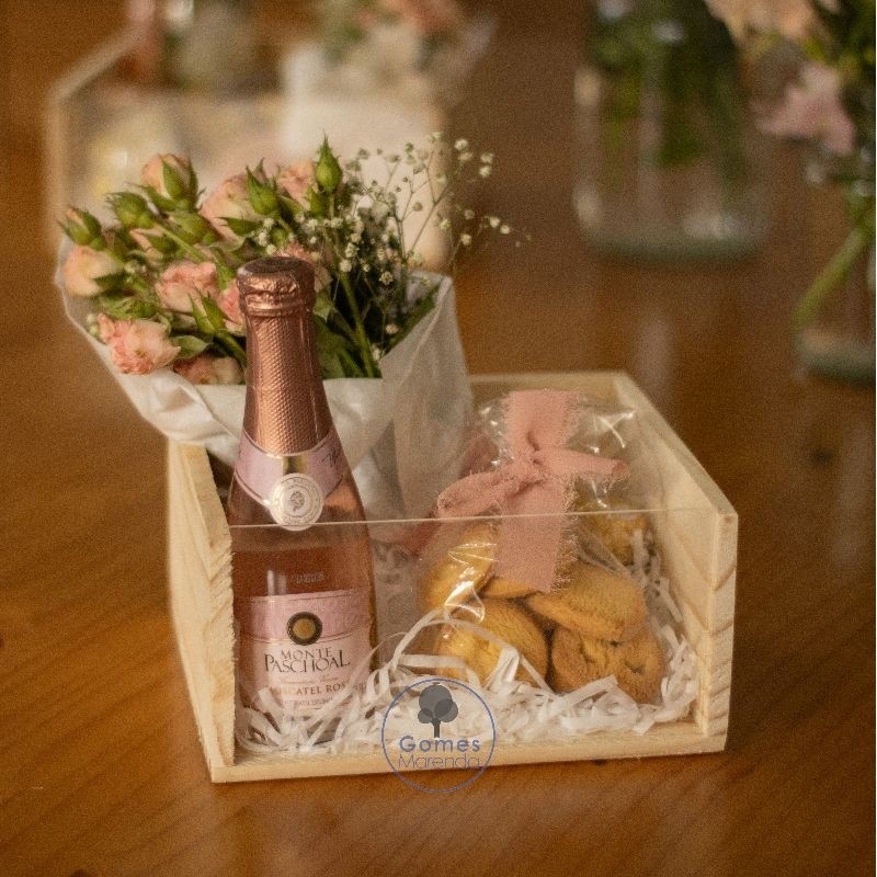 Caixa Madeira Pinus com Visor de Acrílico P 19x20x10cm em Oferta na Shopee