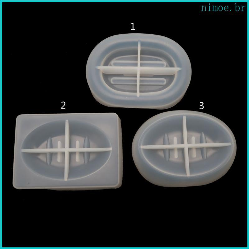 Nim Saboneteira Bandeja Resina Molde Caixa Silicone Fundição Epoxy Anel Prato Suportes Ar
