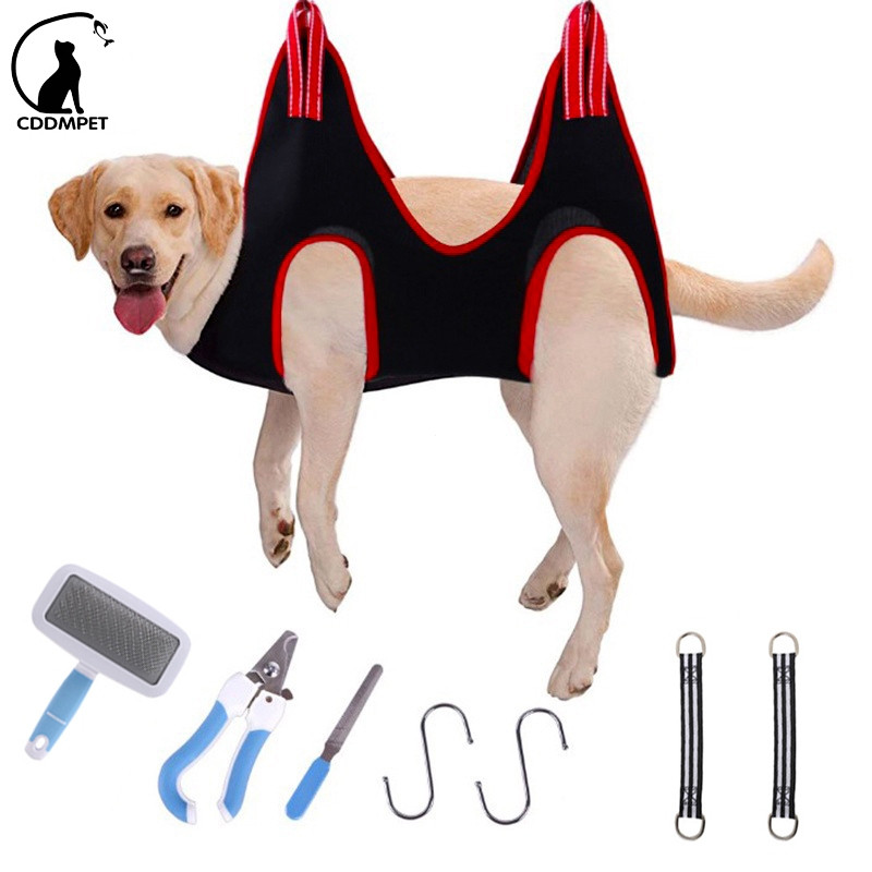 Pet Grooming Hammock Para Cachorro Gatos Bolsa Tesoura Unha Clipe De Unhas Corte Pentes De Estimação