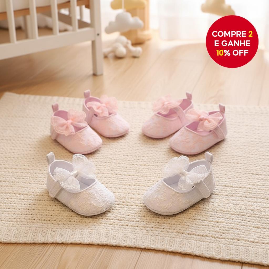 Sapatos Mary Jane Antiderrapantes Para Bebês Meninas | Andadores de Sola Macia | Sapatos de Vestir para Crianças com