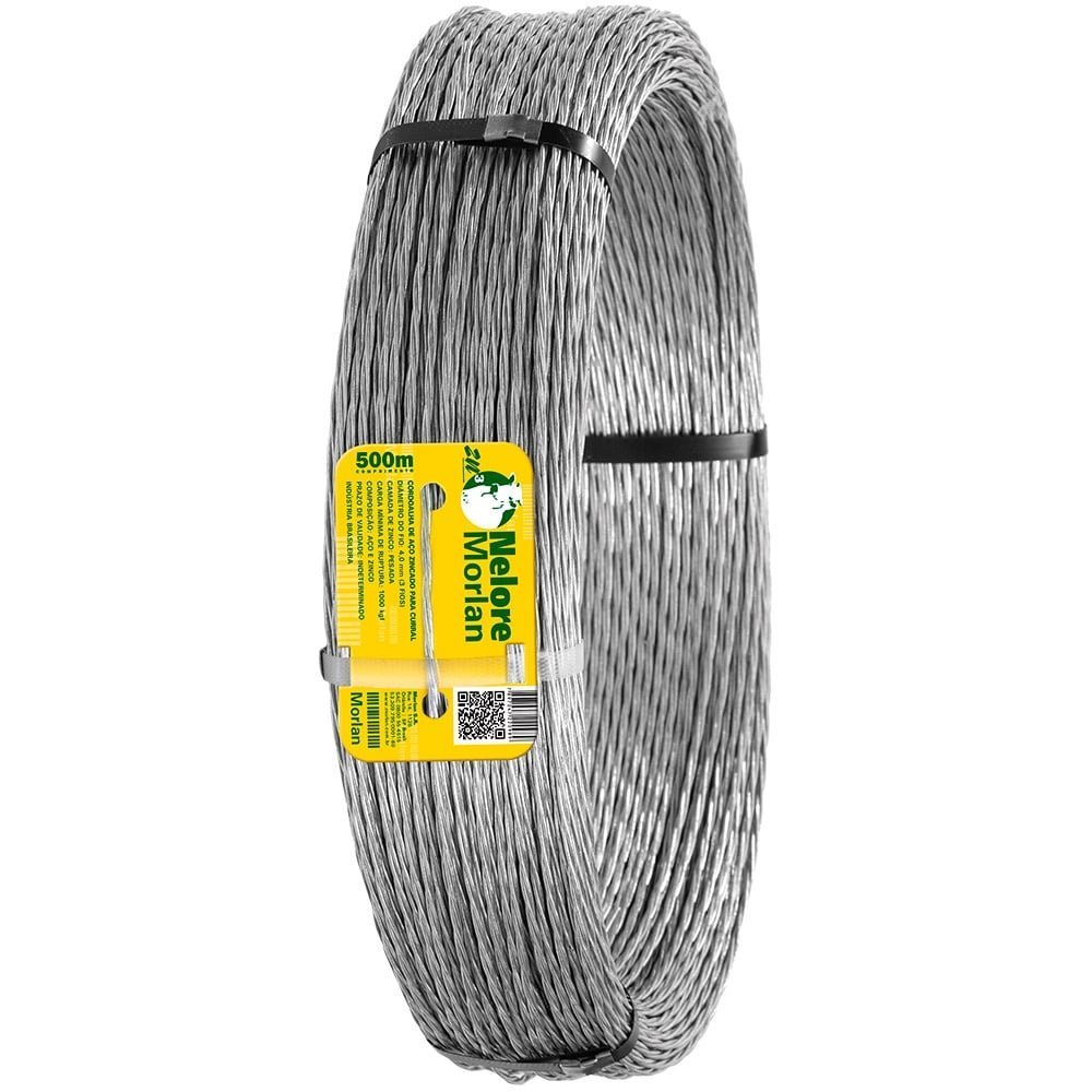Cordoalha Morlan Nelore ZN3 3Fios Resistência 1000Kgf 500m em Oferta na Shopee