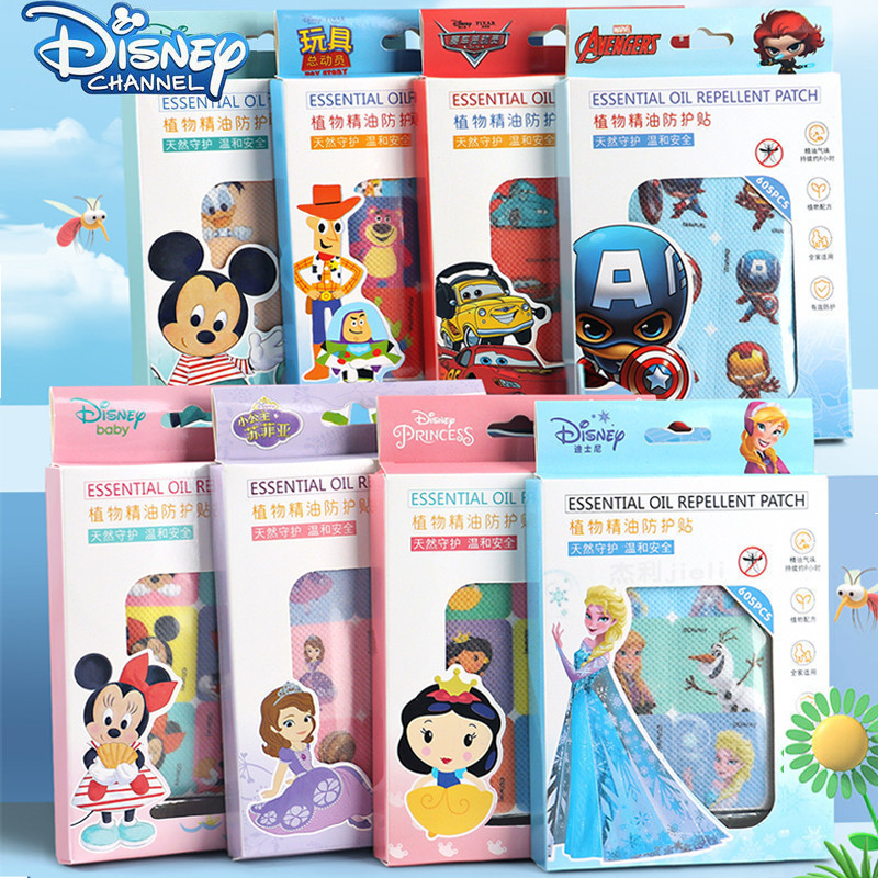 60pcs Baby 60pcs 60 Pcs Disney Patch Repelente De Mosquitos | Vingadores Congelados Kids Toddler