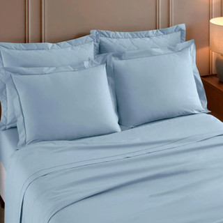 Kit Fronha Buettner Reffinata 230 Fios 2 peças Azul Jeans - 100% Algodão - 50x70cm em Oferta na Shopee