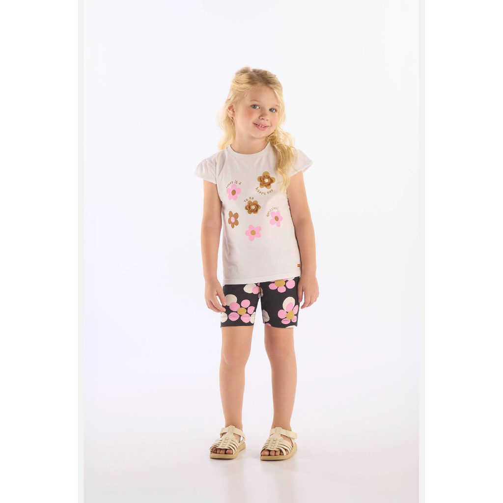 Conjunto Infantil Algodão Florido Up Baby