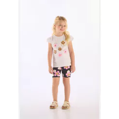 Conjunto Infantil Algodão Florido Up Baby
