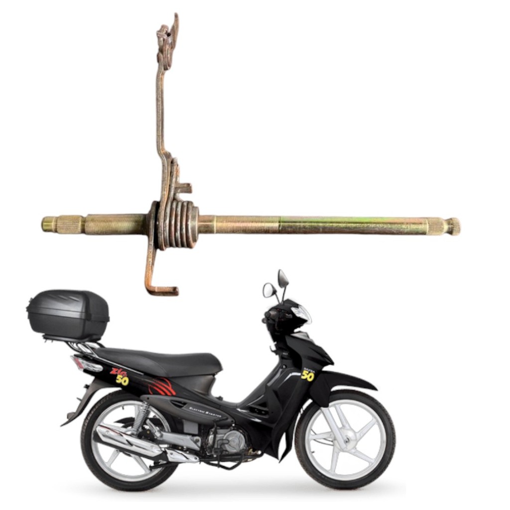 EIXO PEDAL DE CÂMBIO DAFRA ZIG 50/SUPER 50 NOVO ORIGINAL