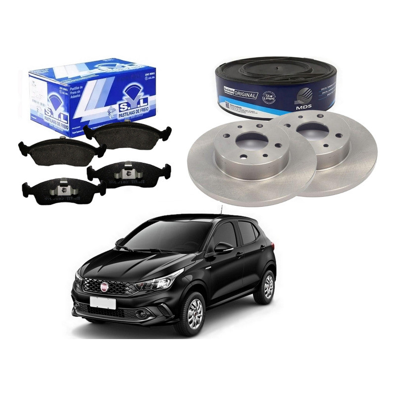 Kit Disco Pastilha Freio Argo 1.0 2017 A 2021