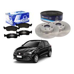 Kit Disco Pastilha Freio Argo 1.0 2017 A 2021