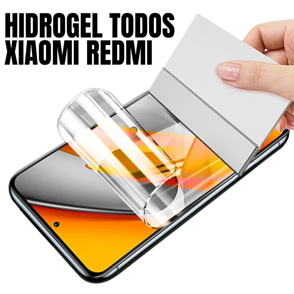 Película Hidrogel HD para Xiaomi Poco e Redmi – X3 X4 X5 X6 M2 M3 M4 Note 7 ao 1