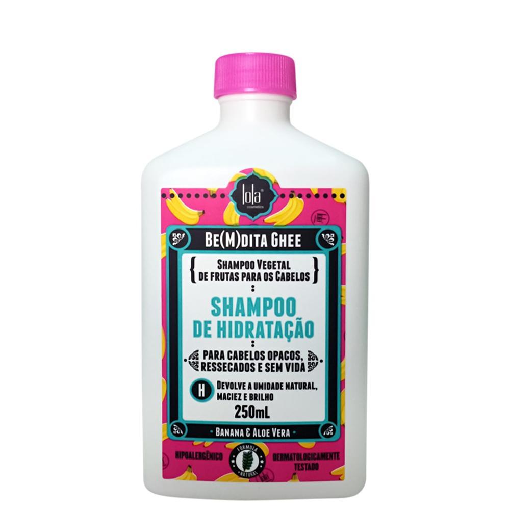 Lola Cosmetics Be(M)dita Ghee de Hidratação Banana &amp; Aloe Vera - Shampoo 250ml em Oferta na Shopee