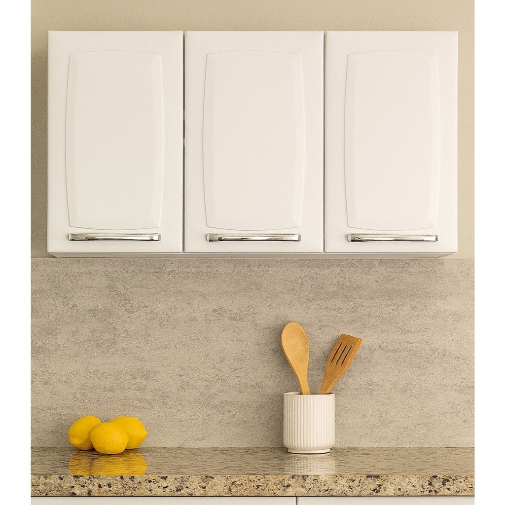 Armário Aéreo Cozinha Lavanderia Luce 3 Portas IP3-105 Itatiaia em Oferta na Shopee