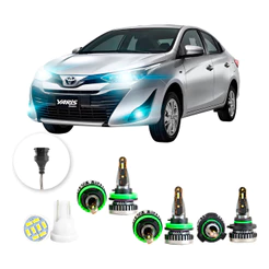 Kit Ultra Led Nano Toyota Yaris 2018 A 2022 30000lm