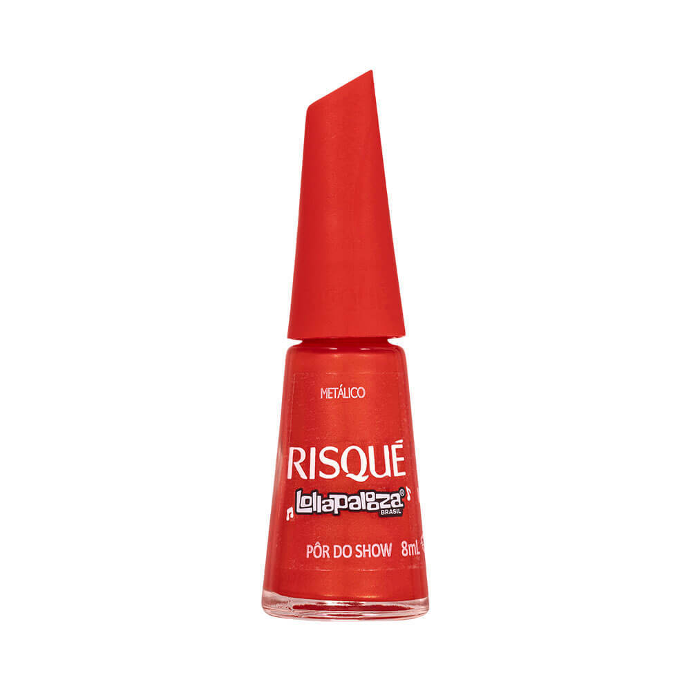 Esmalte Risqué Lollapalooza Brasil Pôr do Show em Oferta na Shopee