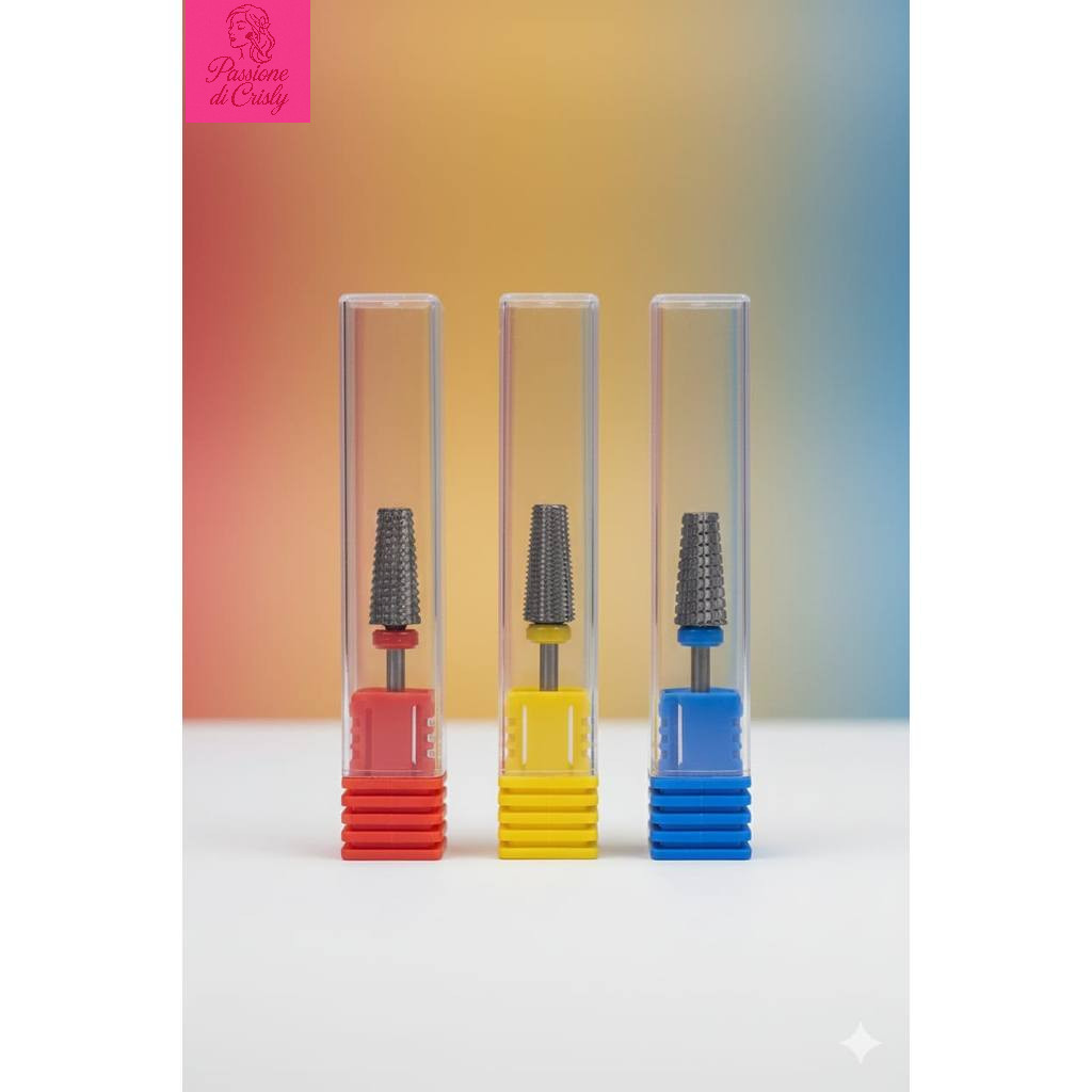 Multifuncional Broca de Tungstênio para unhas - Cortador de fresagem com brocas de corte Metal duro manicure