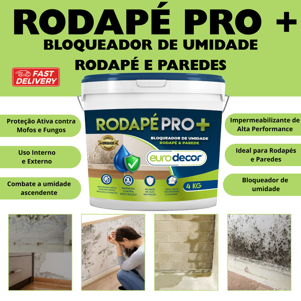 Impermeabilizante Cimentício 4KG Ou 12KG Para Rodapé Paredes Com Umidade