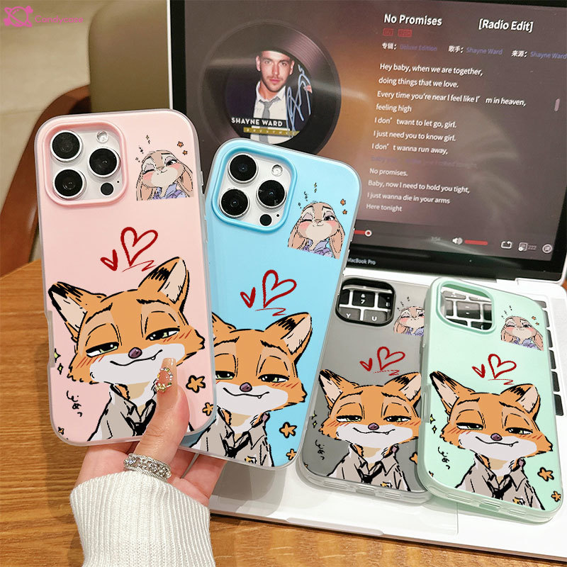 Capa Para Samsung S25 ULTRA S24 Plus S23 S22 A17 A16 A15 A14 A13 A52 2nd 1 Fosca De Doces Zootopia Raposa