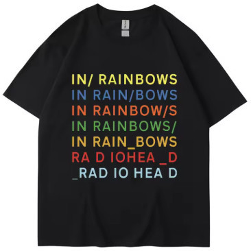 Camiseta  Radiohead Adulto/Infantil Lançamento Camiseta Em Algodao 01