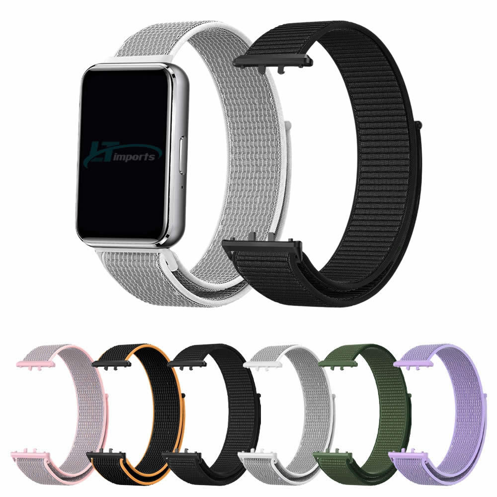 Pulseira Nylon Loop LTimports compativel com Samsung Galaxy Fit 3 Sm-R390