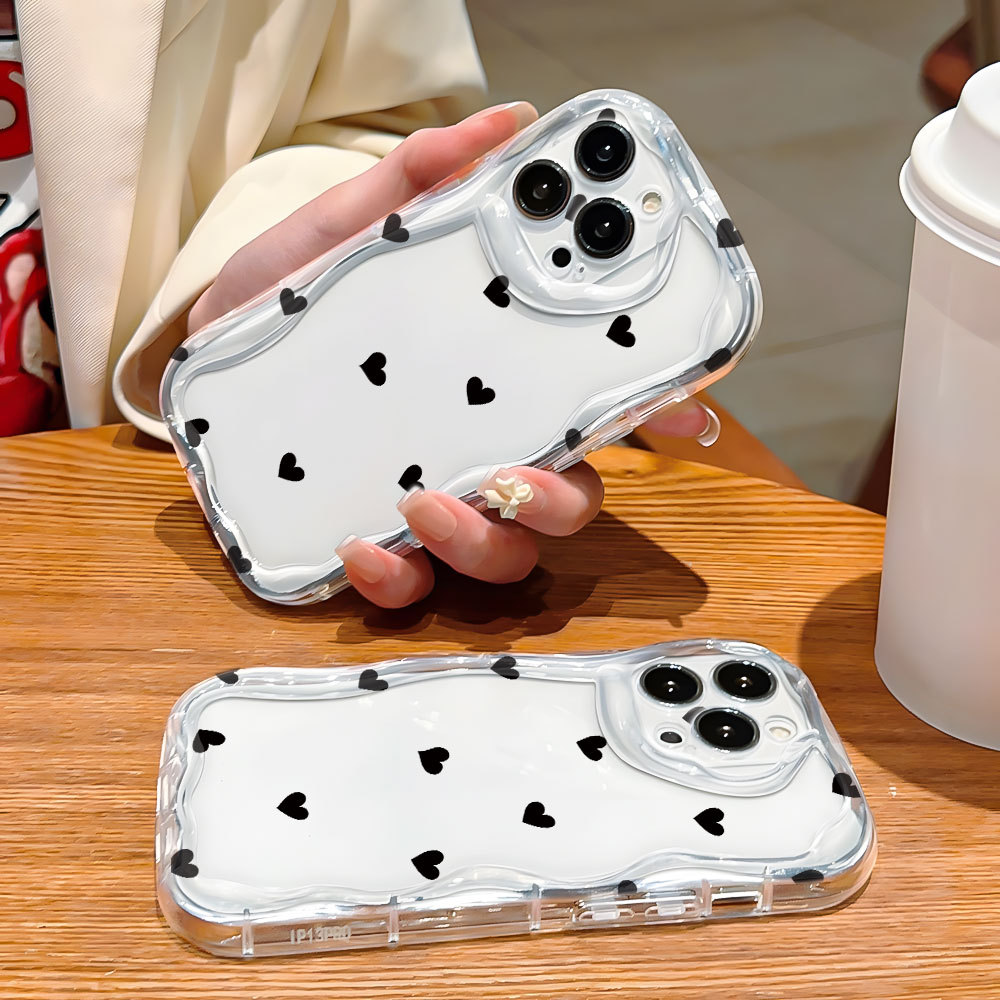 Anti-Amarelecimento Coração Capinha Capa Capinha Para Xiaomi Mi 14 11 12 Lite Poco F3 F5 X3 X4 X6 X7 X5 M3 M4 M6 Pro 5G