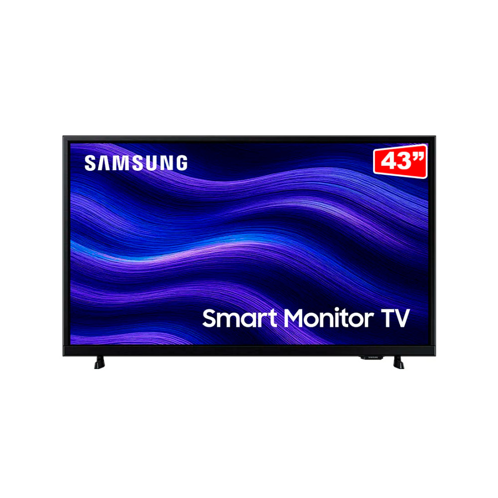 Monitor Smart Tv 43'' Fhd Ls43f6000fgxzd Tizen - Preto