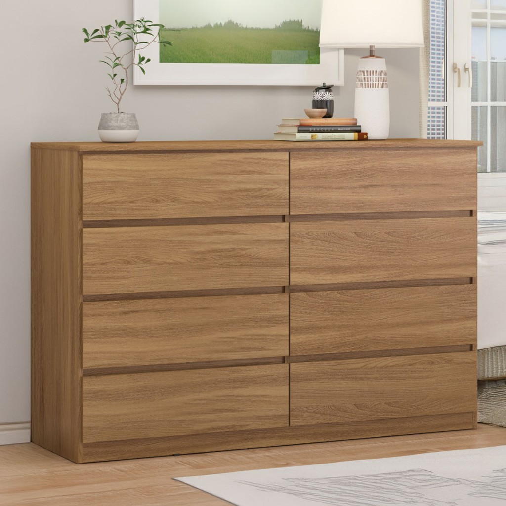Cômoda Sintra 8 Gavetas - Demóbile em Oferta na Shopee