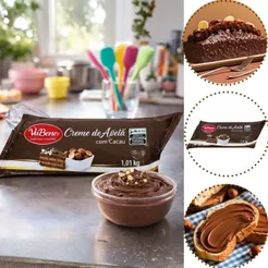 CREME DE AVELA COM CACAU 1,01KG VABENE (CHOCO)